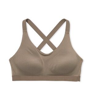 Lightweight mesh sports bra Terra Olive 38D greyish green wireless high impact